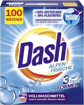 Dash Vollwaschmittel Alpen Frische Pulver